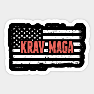 American Flag | Krav Maga Martial Arts Sticker